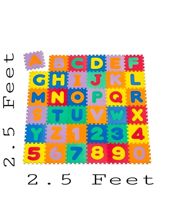 EDUCATIONAL FOAM PLAY MATS - 2.5 CUBICAL FEET