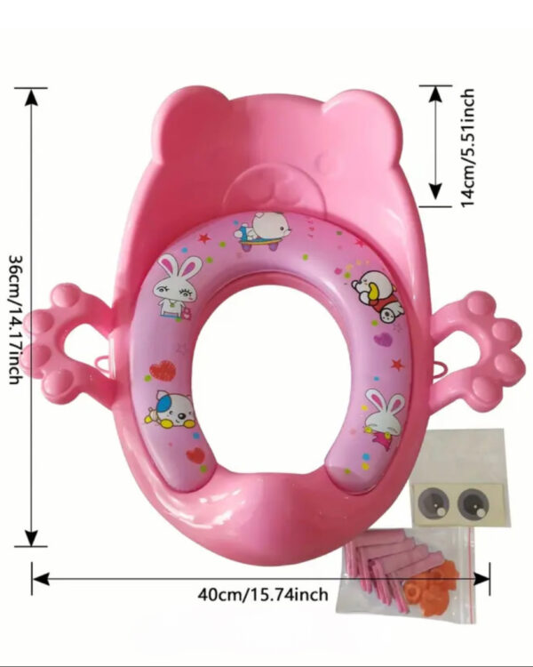 BABY POTTY TRAINING CUSHIONED SEAT - 3 COLOURS - Image 4