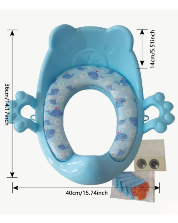 BABY POTTY TRAINING CUSHIONED SEAT - 3 COLOURS - Image 5