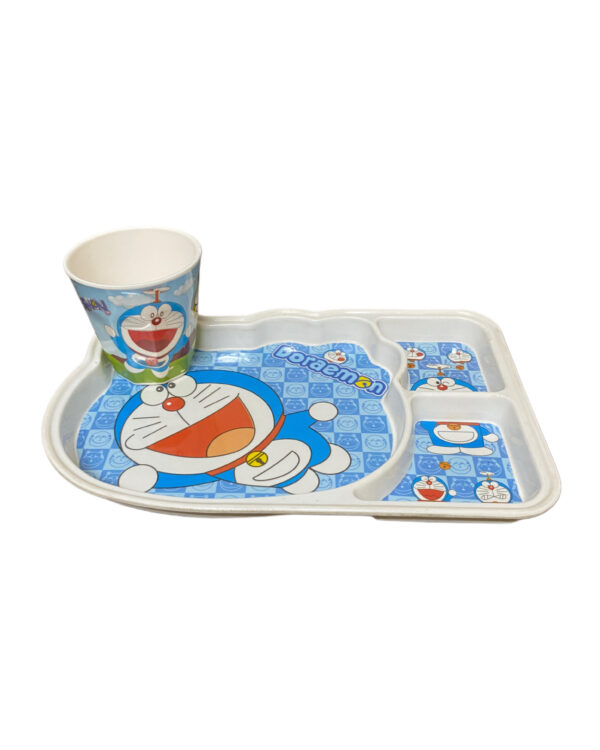 DORAEMON THEME PLATTER WITH GLASS - Image 3