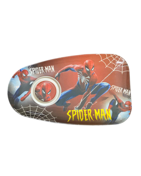 SPIDERMAN THEME PLATTER DISH WITH GLASS