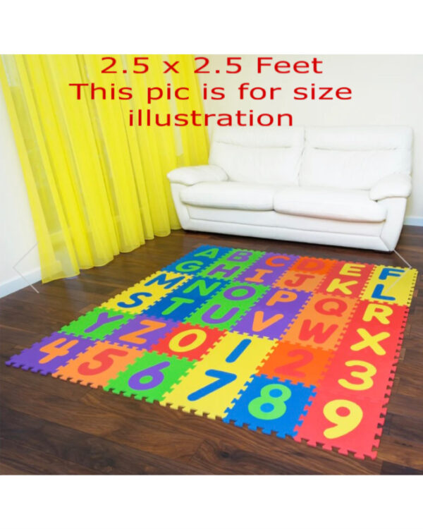 EDUCATIONAL FOAM PLAY MATS - 2.5 CUBICAL FEET - Image 2