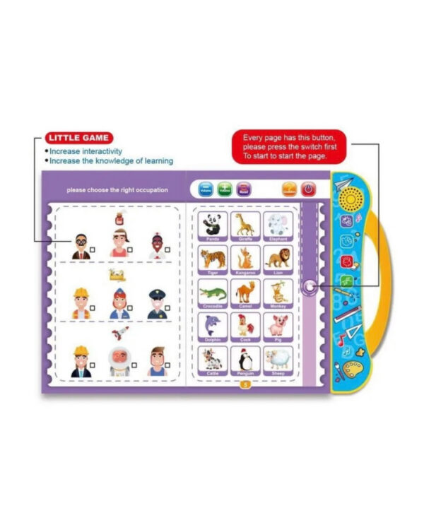 BABY INTERACTIVE EDUCATION E BOOK WITH SOUNDS & MEMORY - Image 5