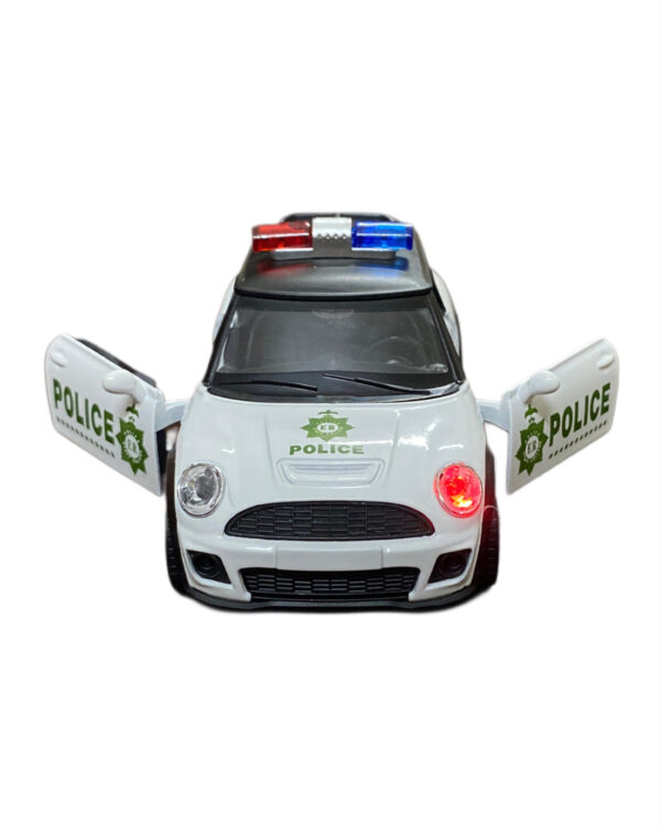 MINI COOPER METALLIC POLICE CAR - BATTERY POWERED - Image 3