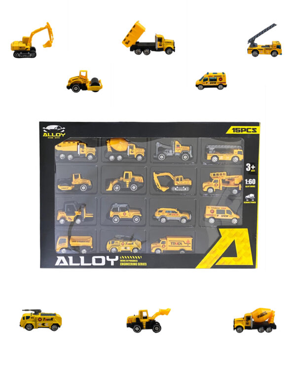 DIE CAST CONSTRUCTION VEHICLES SET - 1:60 - Image 3