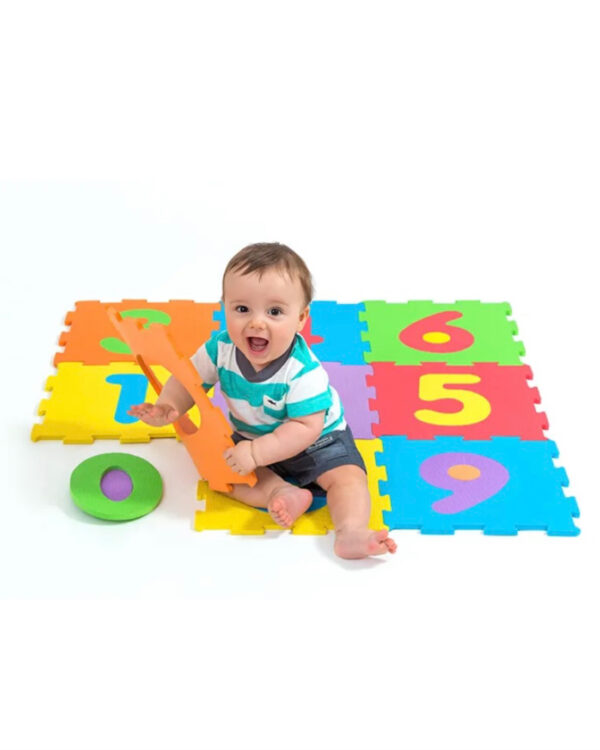 EDUCATIONAL FOAM PLAY MATS (0-9) - 3 x 3 FEET