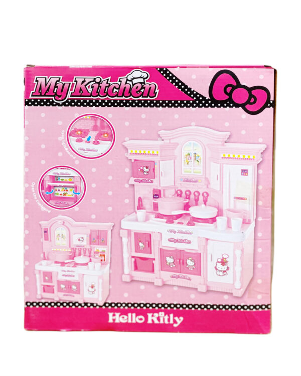 HELLO KITTY KITCHEN SET FOR BABY GIRLS - LIGHTS & MUSIC - Image 3