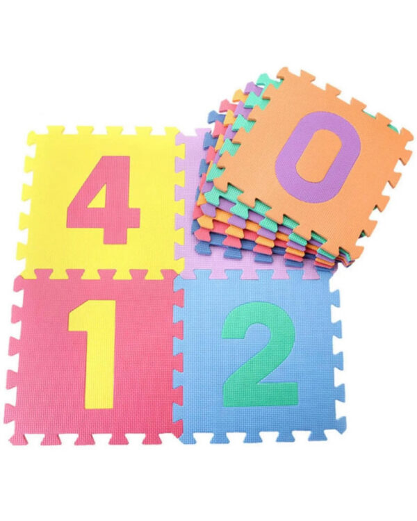 EDUCATIONAL FOAM PLAY MATS (0-9) - 3 x 3 FEET - Image 2