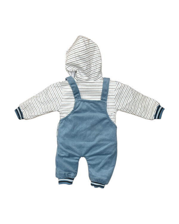 WINTERS HOODED ROMPER - ZINC BLUE - Image 2