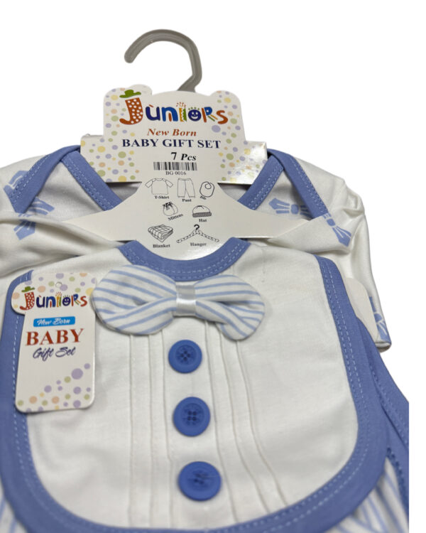 NEWBORN 7 PC STARTER PACK - BLUE - Image 3