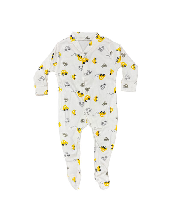 SLEEP SUIT ROMPERS - SET OF 3 (0-6M BOYS) - Image 2