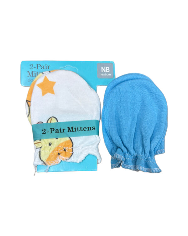 NB COTTON MITTENS - PACK OF 2