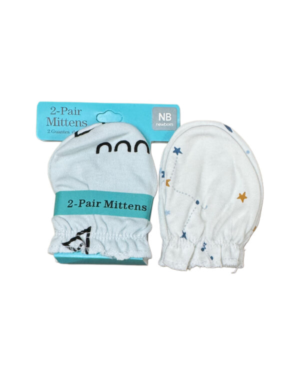 NB COTTON MITTENS - PACK OF 2