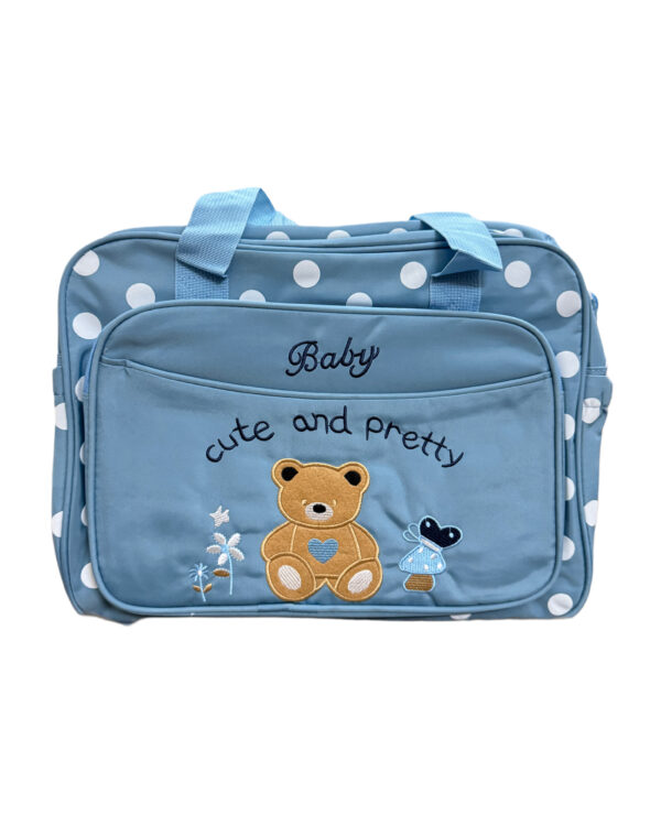 BABY TRAVEL DIAPER BAG BLUE - SET OF 2 - Image 2