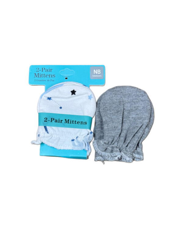 NB COTTON MITTENS - PACK OF 2