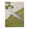 MULTI LAYERED QUILTED ROMPER - OLIVE GREEN & WHITE - Image 4
