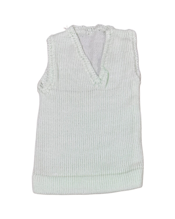 WOOLEN VEST - LIGHT GREEN