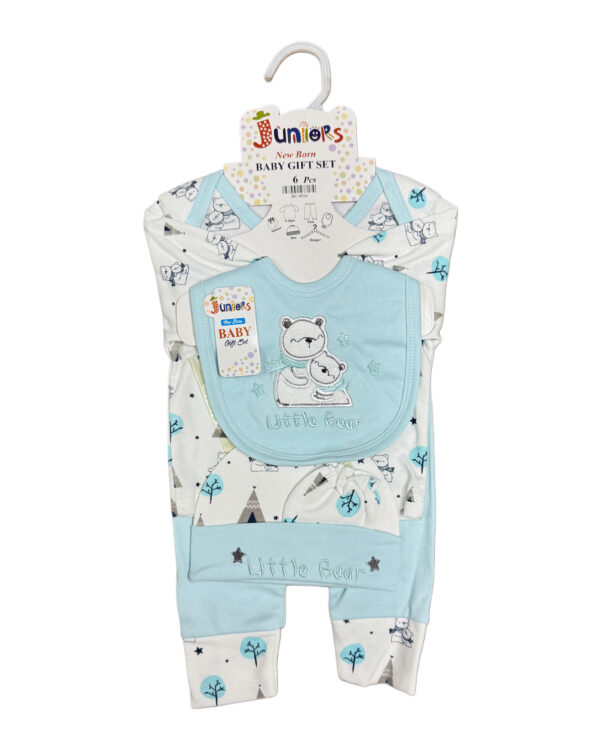 NEWBORN 6 PC STARTER PACK - SKY BLUE