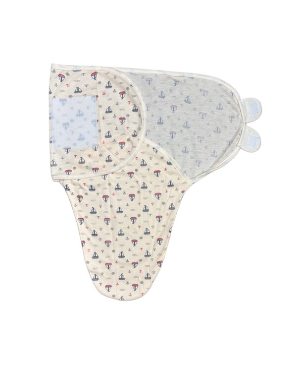 BABY SWADDLE WRAP - SKY BLUE - Image 4