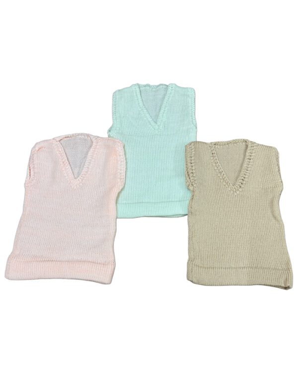 WOOLEN VESTS - SET OF 3