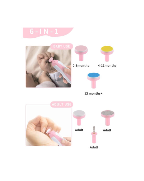 AUTOMATIC NAIL TRIMMER - PINK - Image 3