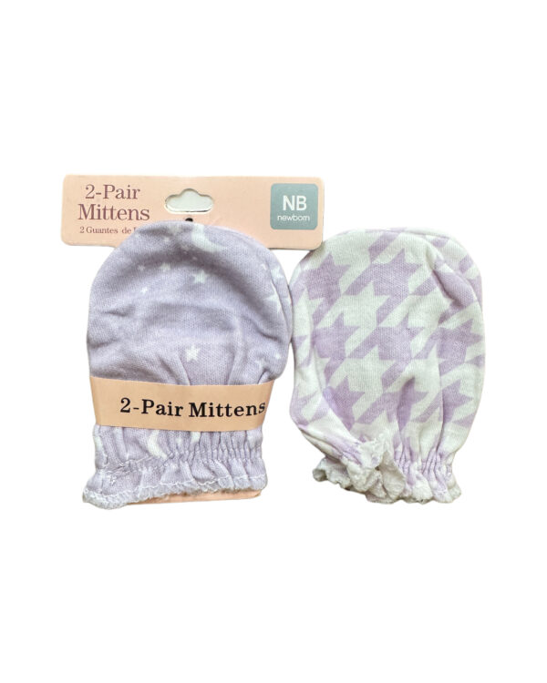 NB COTTON MITTENS - PACK OF 2