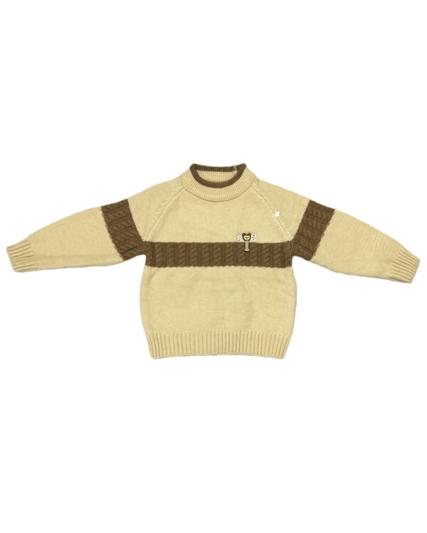 WOOLEN SWEATERS - BROWN & SKIN - Image 2