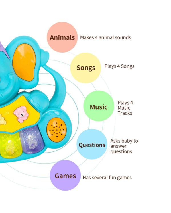 ELEPHANT MUSICAL PIANO - Image 3