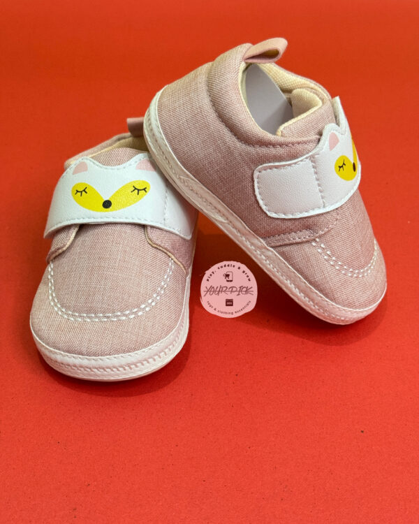 BABY SHOES - PINK & WHITE