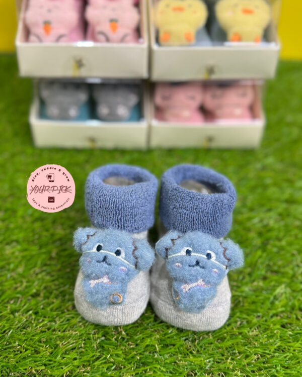 WINTER BOOTIES NON SLIP -  BLUE BEAR