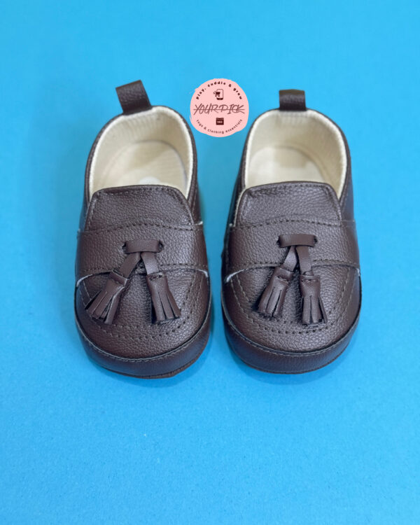 BABY SHOES - BROWN LOAFERS