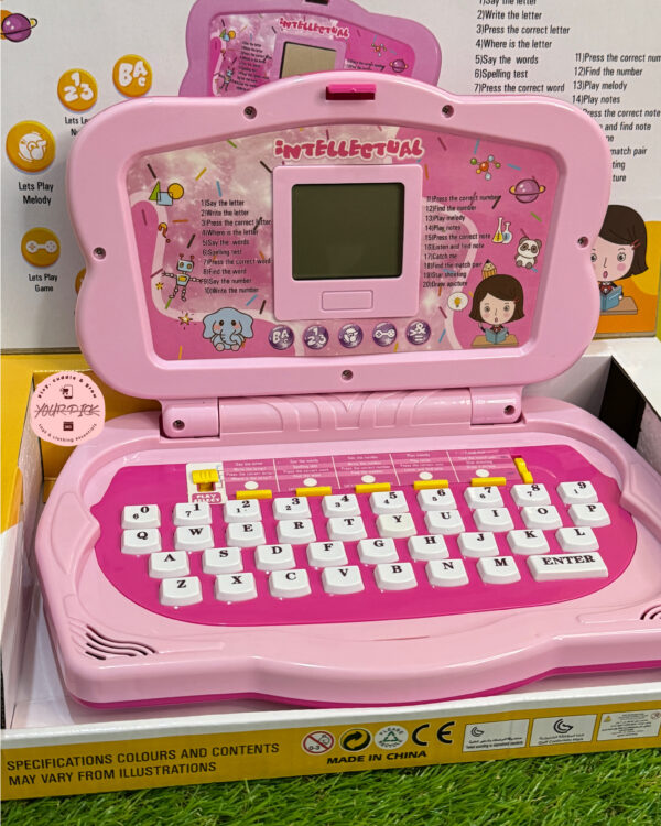 KIDS EDUCATIONAL ACTIVITY LAPTOP - PINK