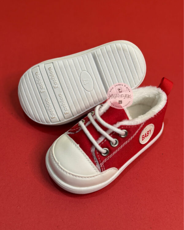 BABY SNEAKERS - RED - Image 3