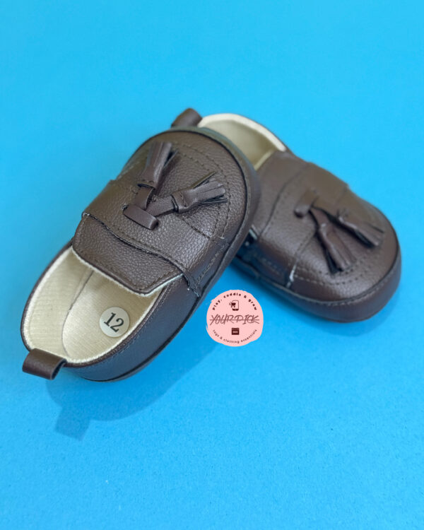 BABY SHOES - BROWN LOAFERS - Image 2