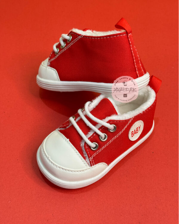 BABY SNEAKERS - RED - Image 2