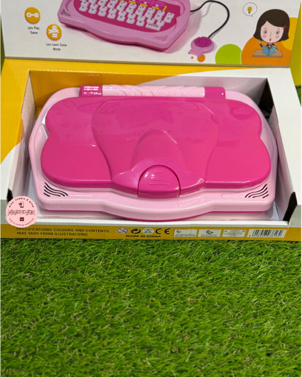 KIDS EDUCATIONAL ACTIVITY LAPTOP - PINK - Image 4