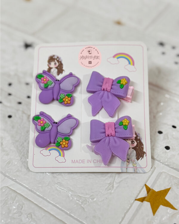 SILICONE PONY & PINS - SET OF 4 - Image 2