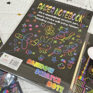 RAINBOW SCRATCH BOOK