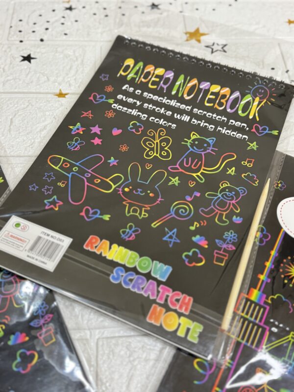 RAINBOW SCRATCH BOOK