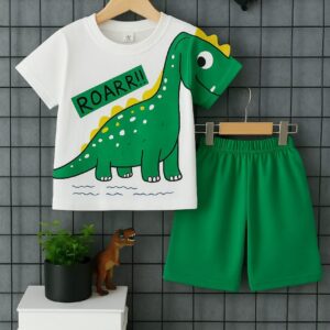 T SHIRT & SHORT - DINO