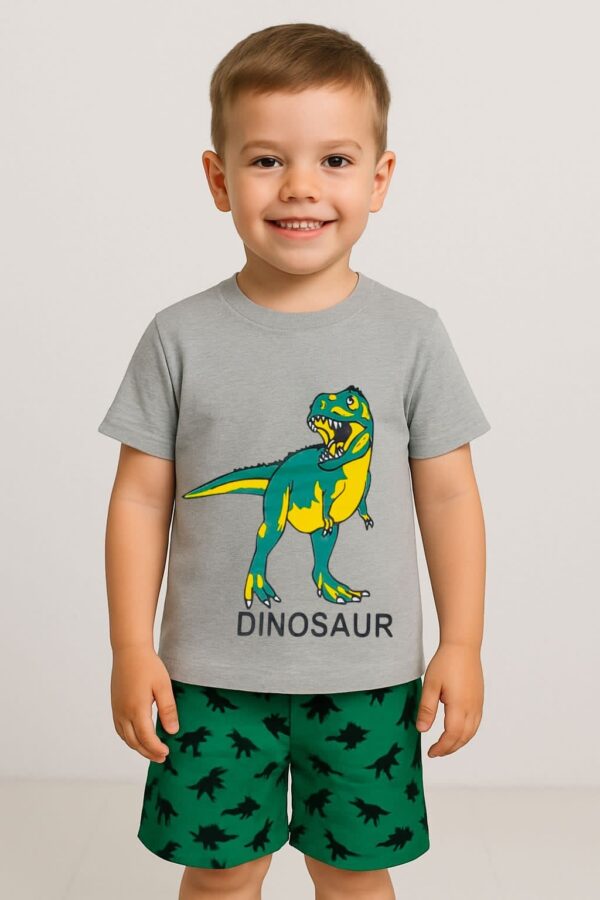 T SHIRT & SHORT - DINO 01