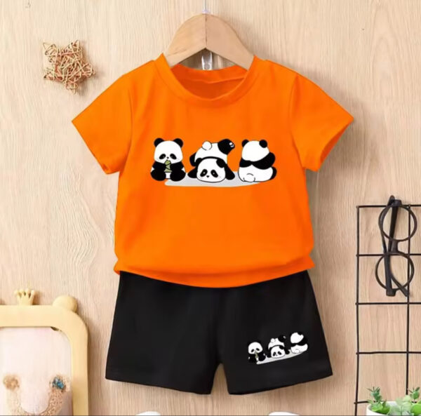 T SHIRT & SHORT - PANDA