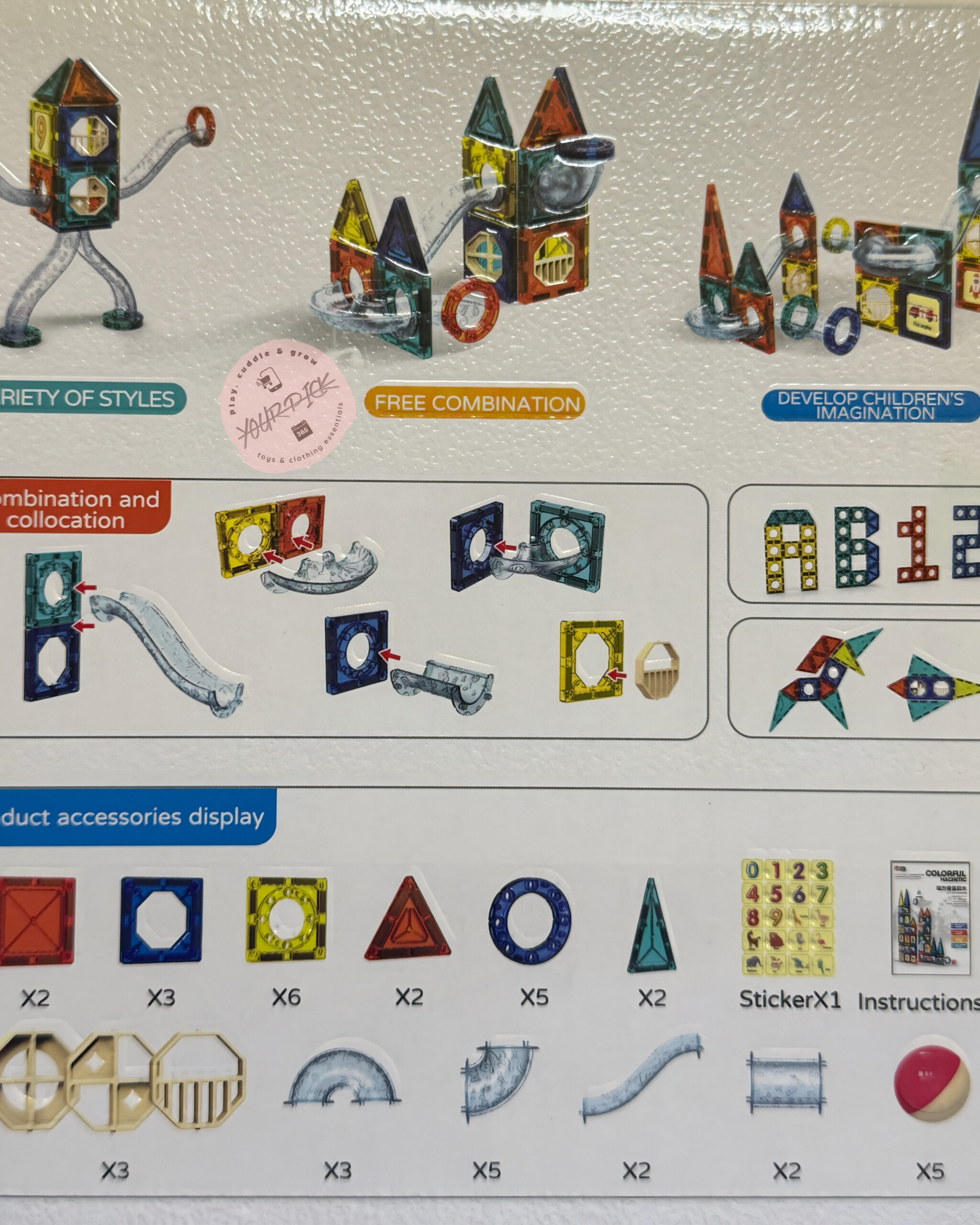 MAGNETIC BLOCKS 42 PCs - Image 4