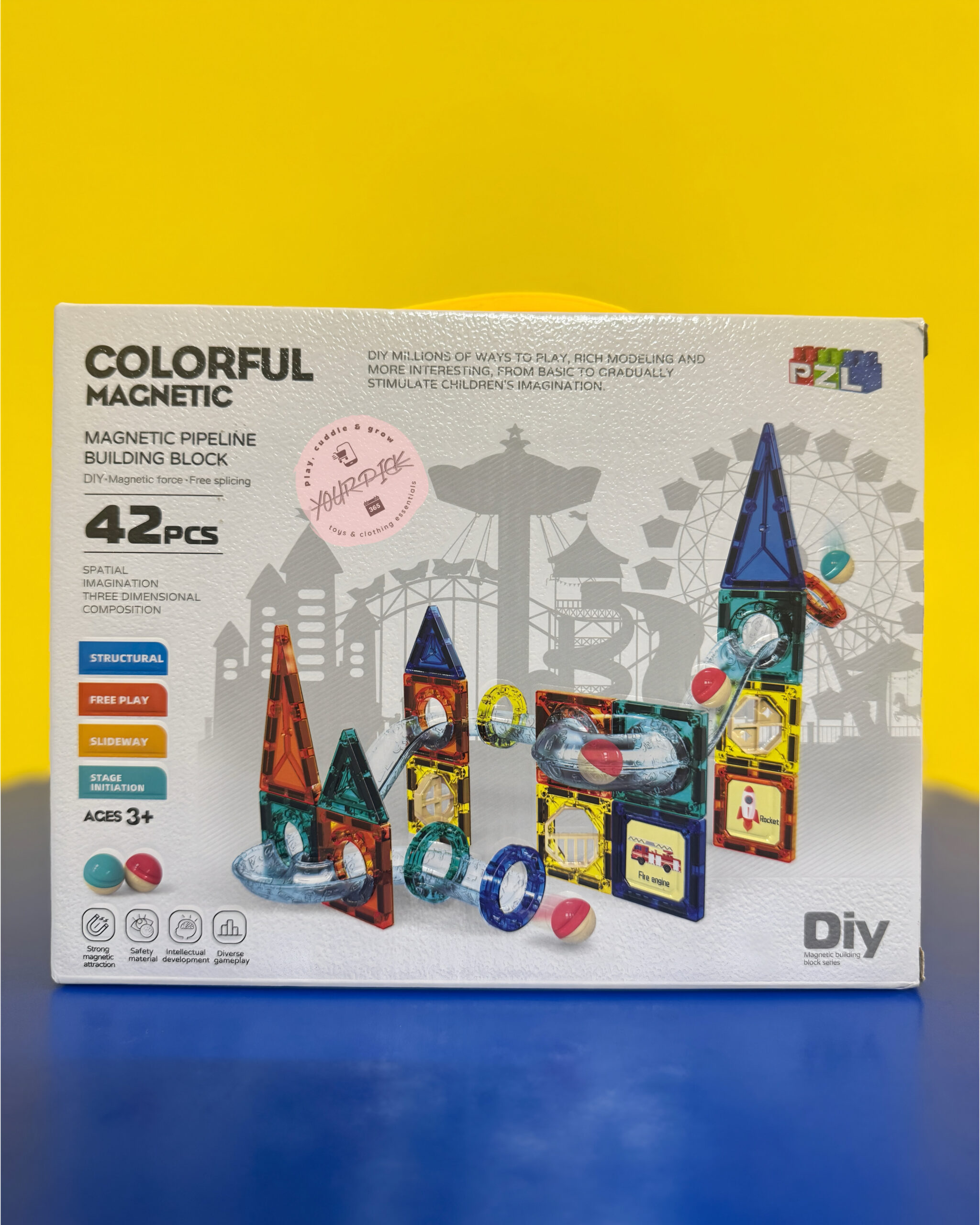 MAGNETIC BLOCKS 42 PCs - Image 2